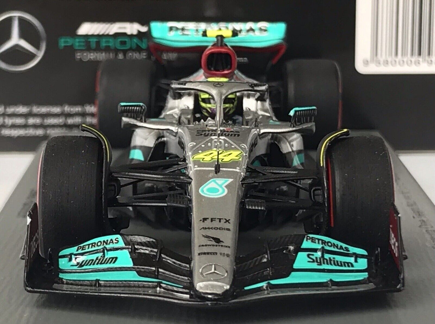 Lewis Hamilton #44 Mercedes W13 3rd Bahrain GP 2022 Spark 1/43