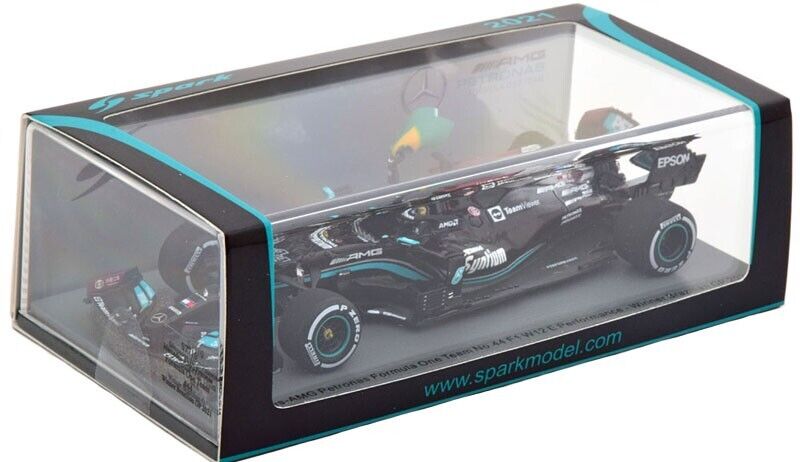 Lewis Hamilton #44 Mercedes W12 Winner Brazil GP 2021 Spark 1/43