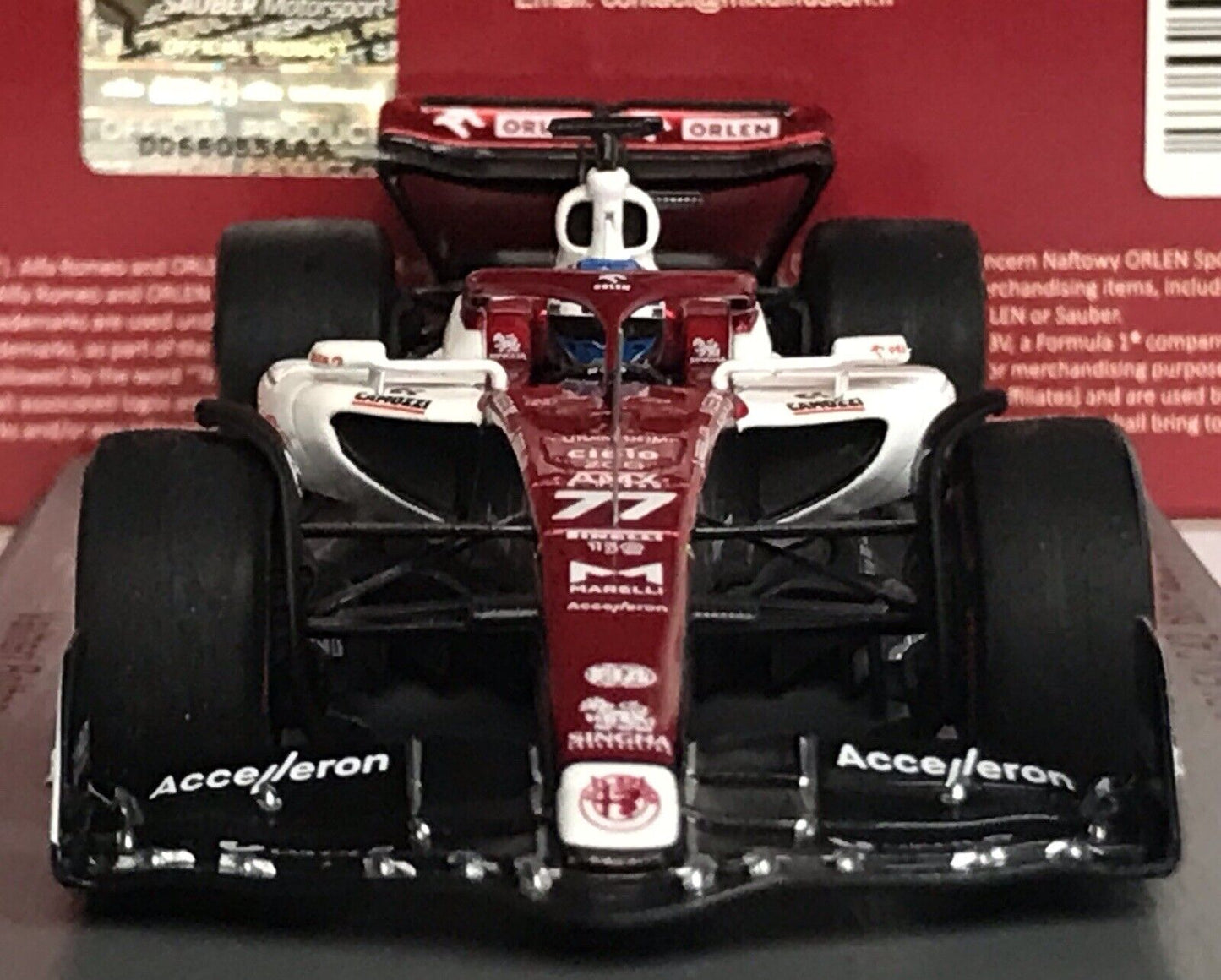 Valtteri Bottas #77 Alfa Romeo C42 Gp Bahrain 2022 Spark 1/43