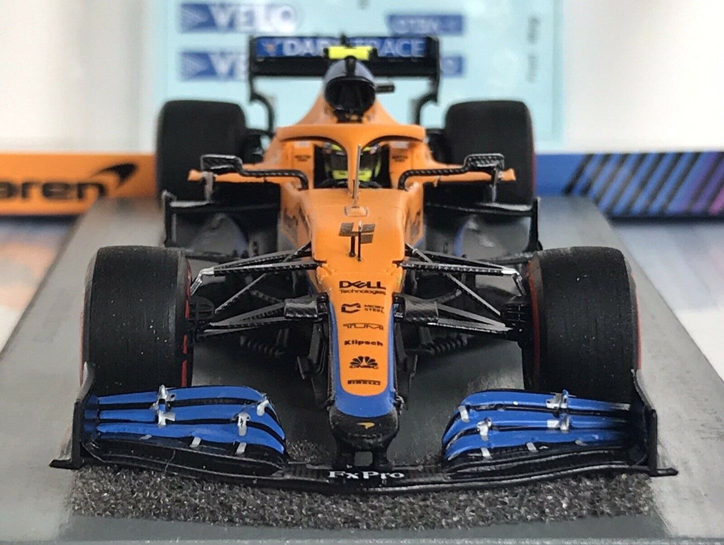 Lando Norris #4 McLaren MCL35M 3rd Imola GP Italy Spark 2021 1/43