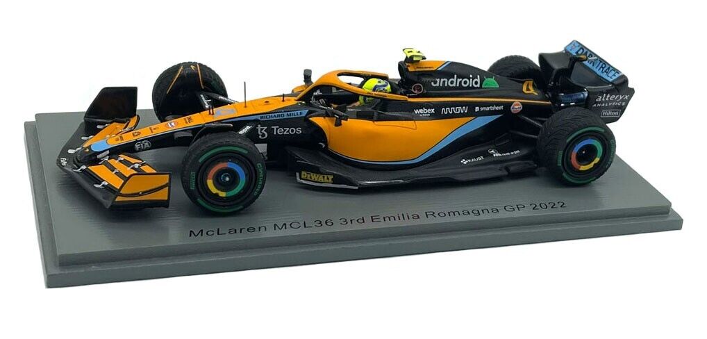 Lando Norris #4 McLaren MCL36 Gp Emilia Romagna 2022 Spark 1/43