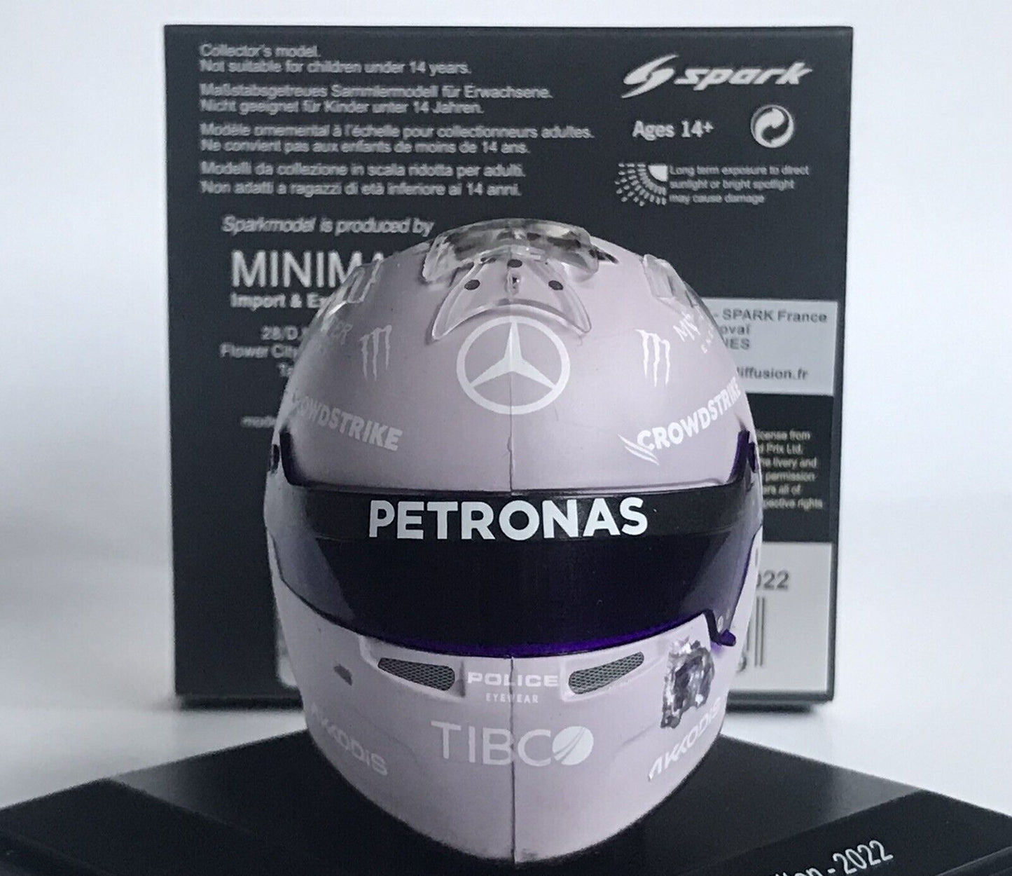 Lewis Hamilton Minicasco GP Monaco 2022 Spark 1/5