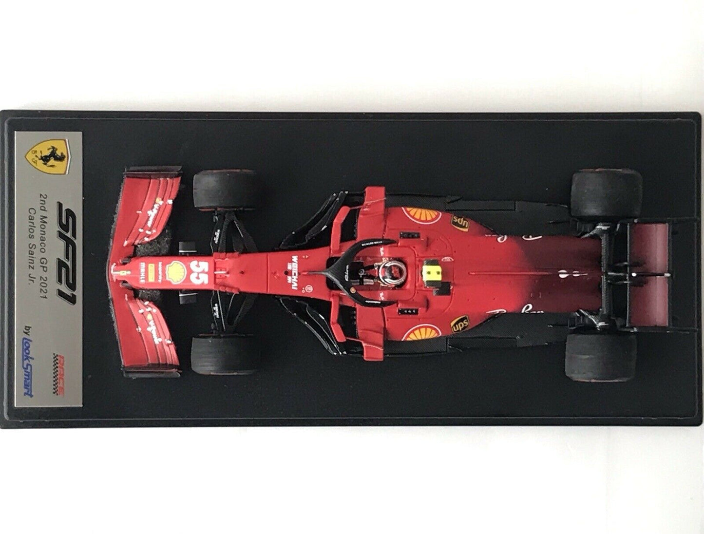 Carlos Sainz #55 Scuderia Ferrari SF21  2nd GP Monaco 2021 Looksmart 1/43