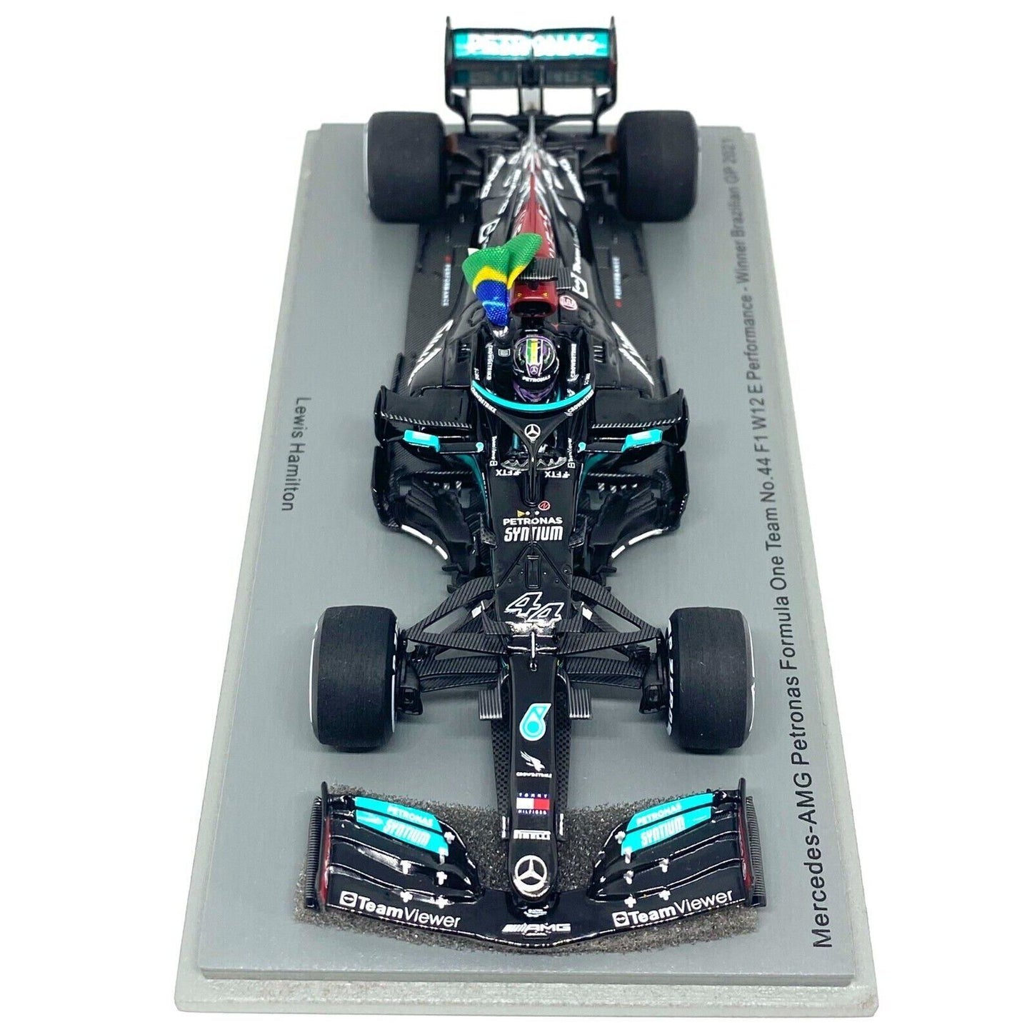 Lewis Hamilton #44 Mercedes W12 Winner Brazil GP 2021 Spark 1/43