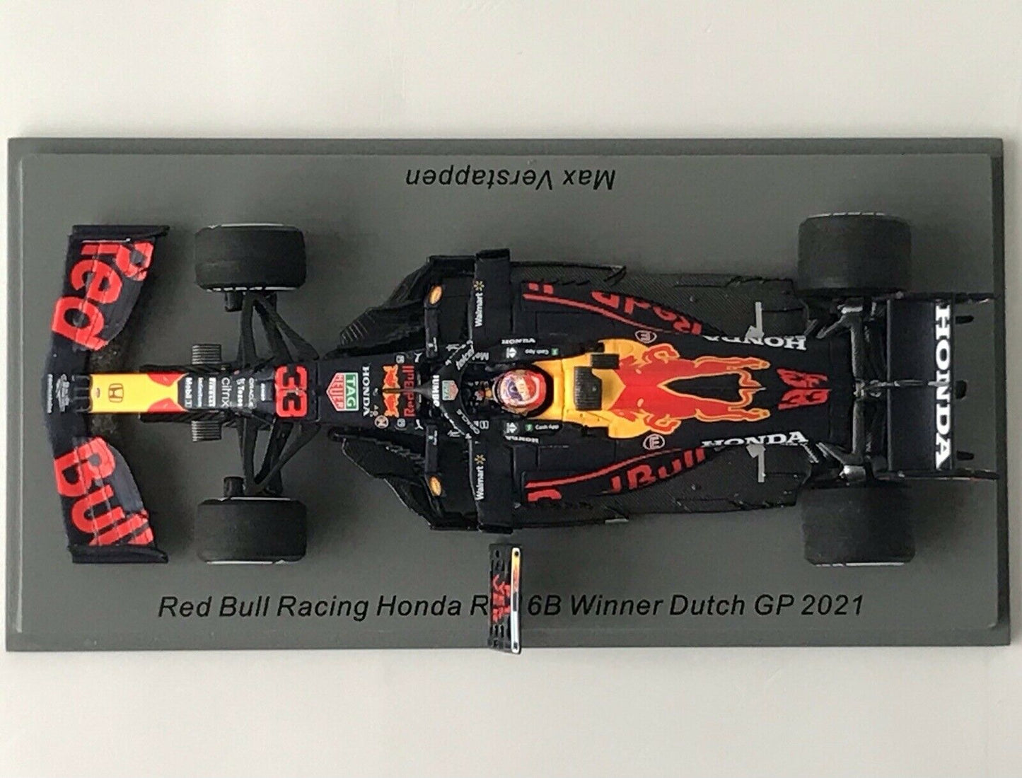 Max Verstappen #33 Red Bull RB16b Winner Dutch GP 2021 Spark 1/43