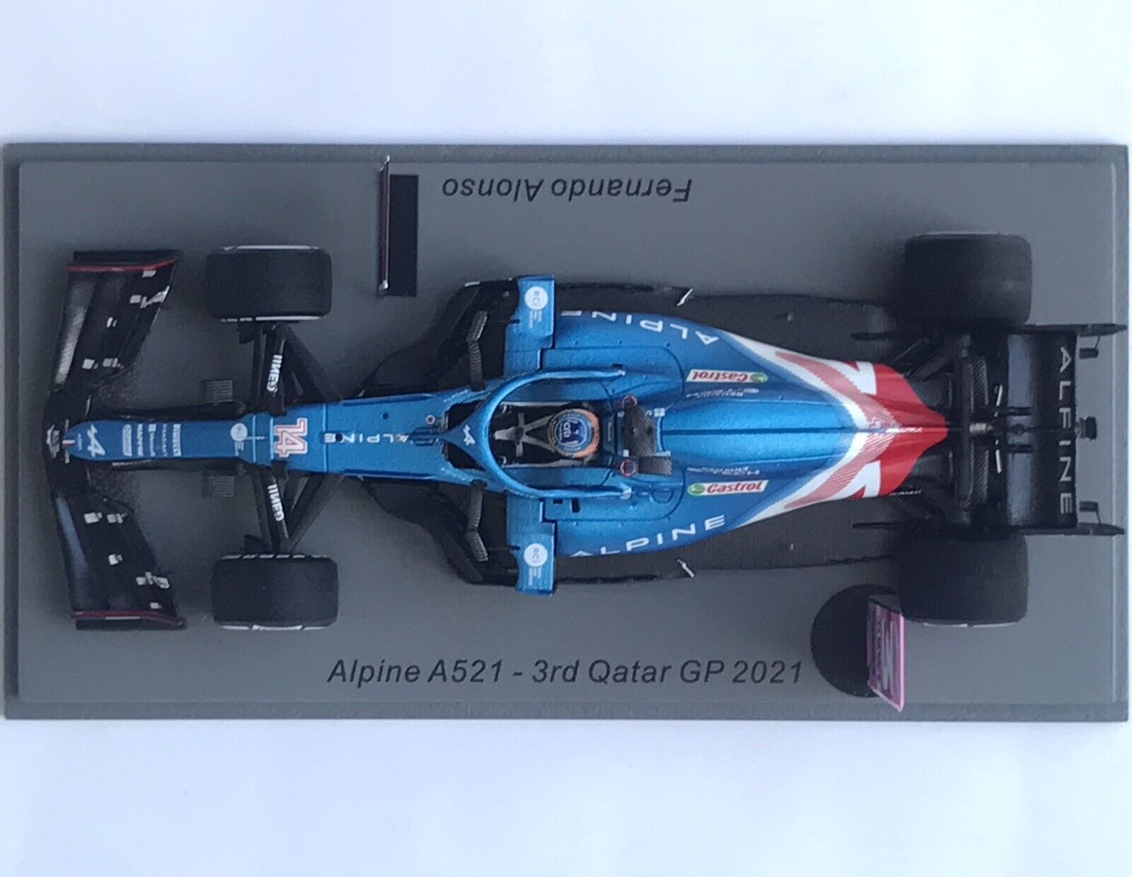 Fernando Alonso #14 Alpine A521 Gp Qatar 2021 Spark 1/43