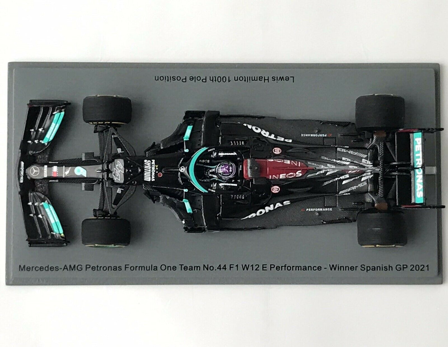 Lewis Hamilton Mercedes-AMG F1 W12 #44 ganador Español GP 2021 Spark 1/43