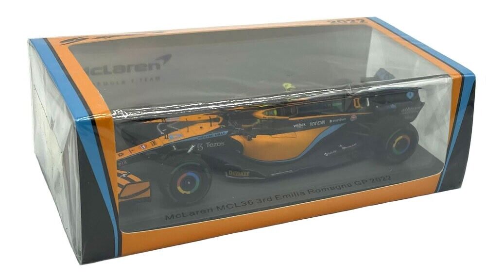 Lando Norris #4 McLaren MCL36 Gp Emilia Romagna 2022 Spark 1/43