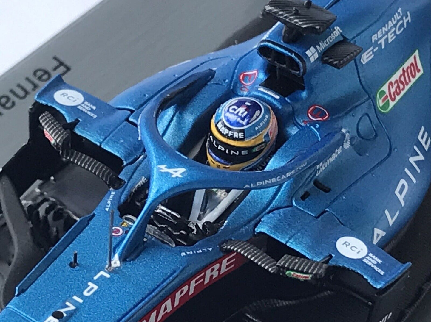 Fernando Alonso #14 Alpine A521 Gp Qatar 2021 Spark 1/43