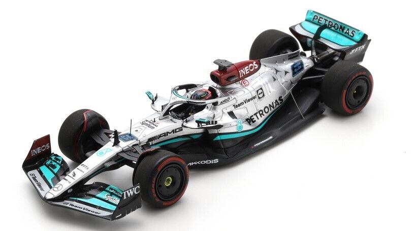 George Russell #63 Mercedes W13 4th Bahrain GP 2022 Spark 1/43