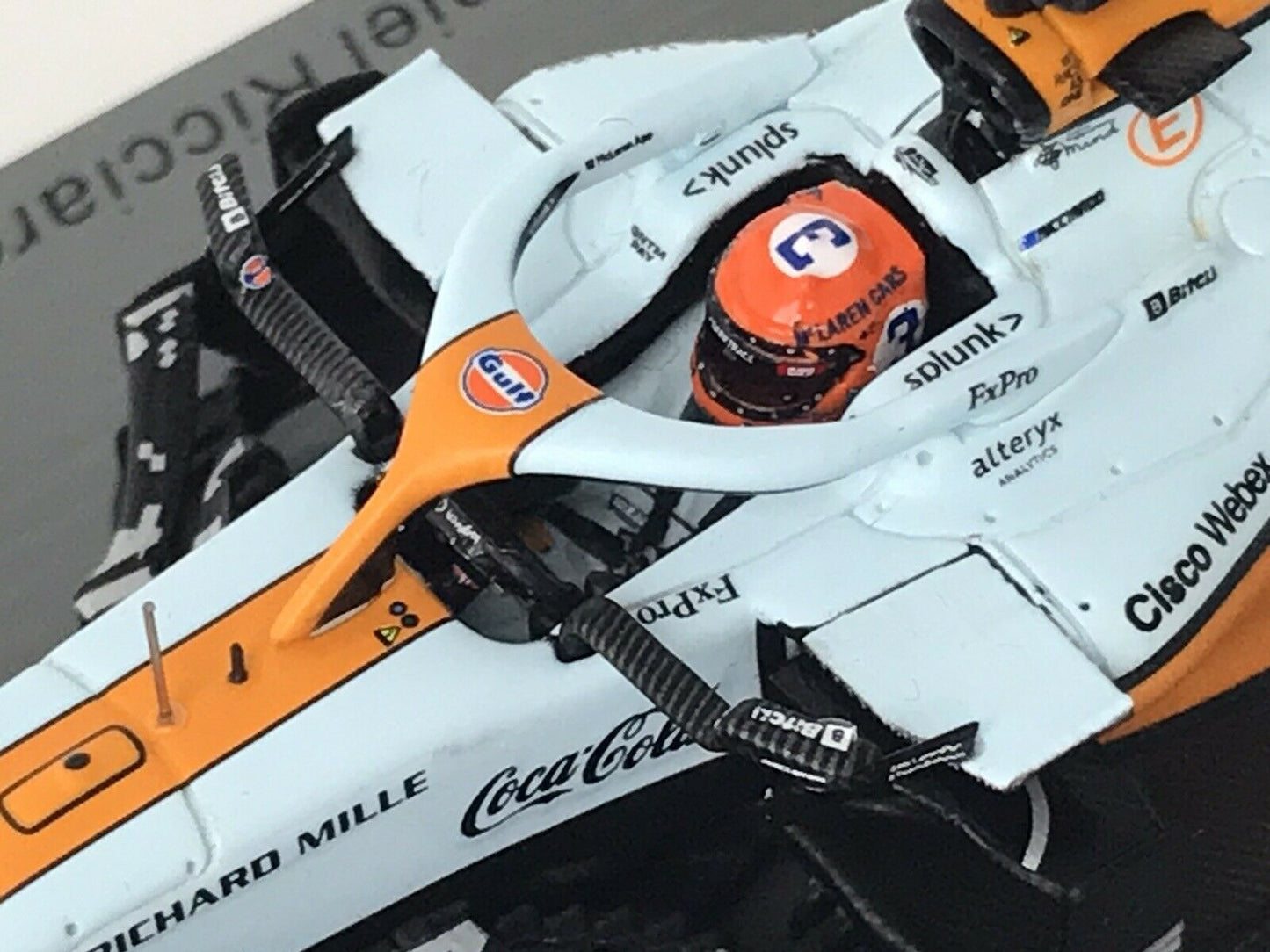 Daniel Ricciardo #3 Gulf McLaren Mercedes MCL35M Monaco GP 2021 Spark 1/43