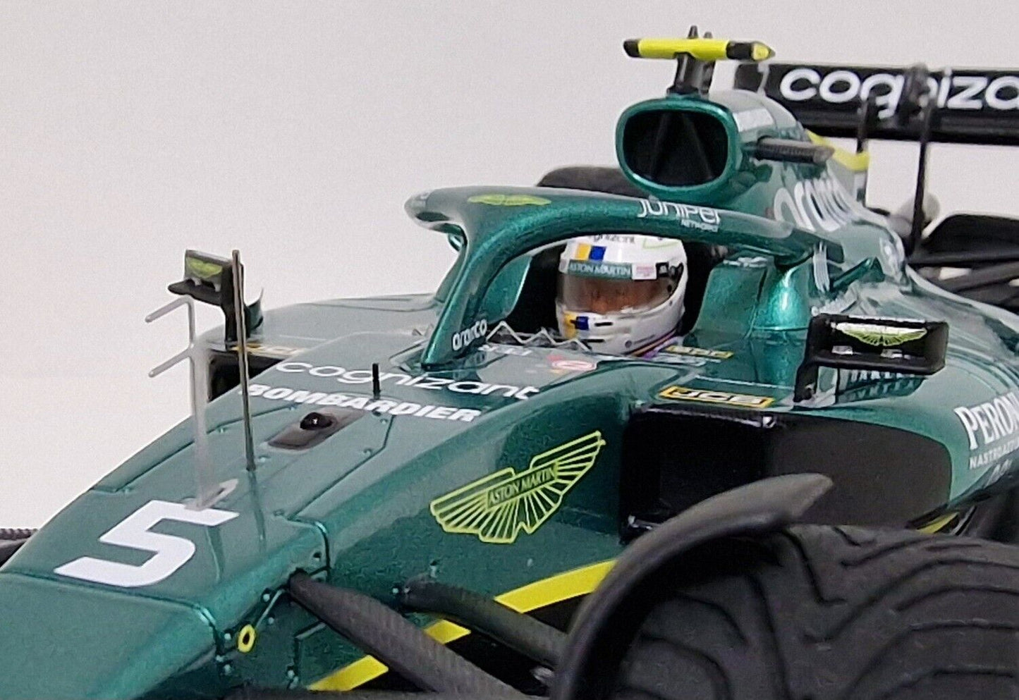 S. Vettel #5 Aston Martin AMR22 GP Emilia Romagna 2022 Spark 1/18