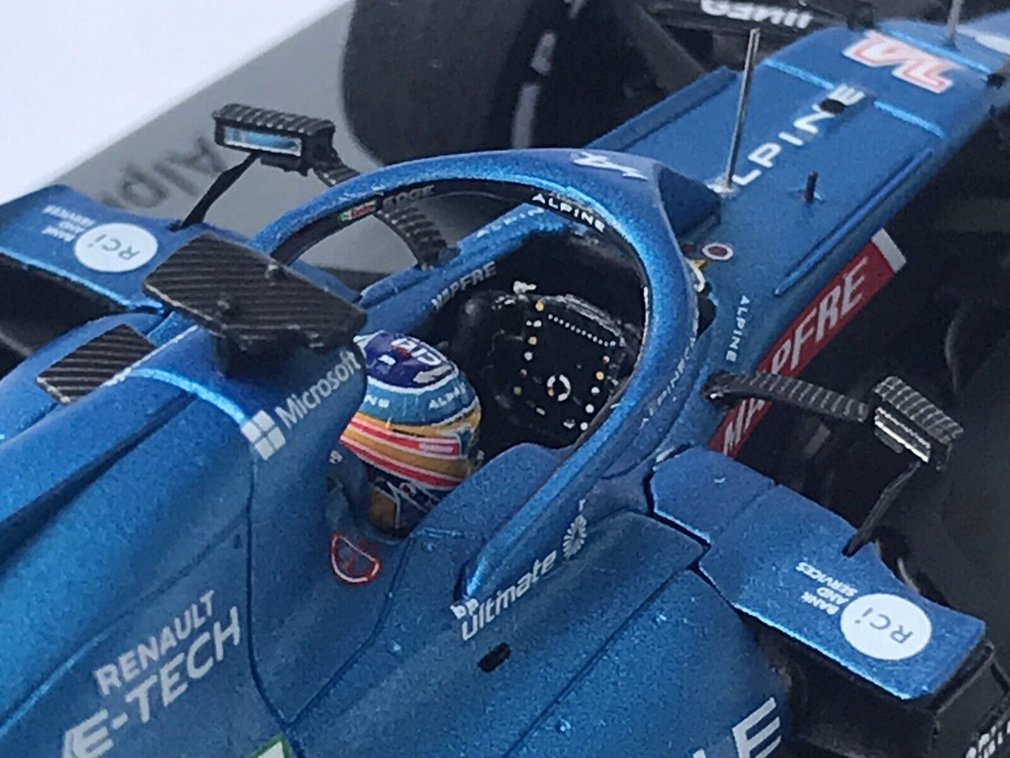 Fernando Alonso #14 Alpine A521 Gp Qatar 2021 Spark 1/43