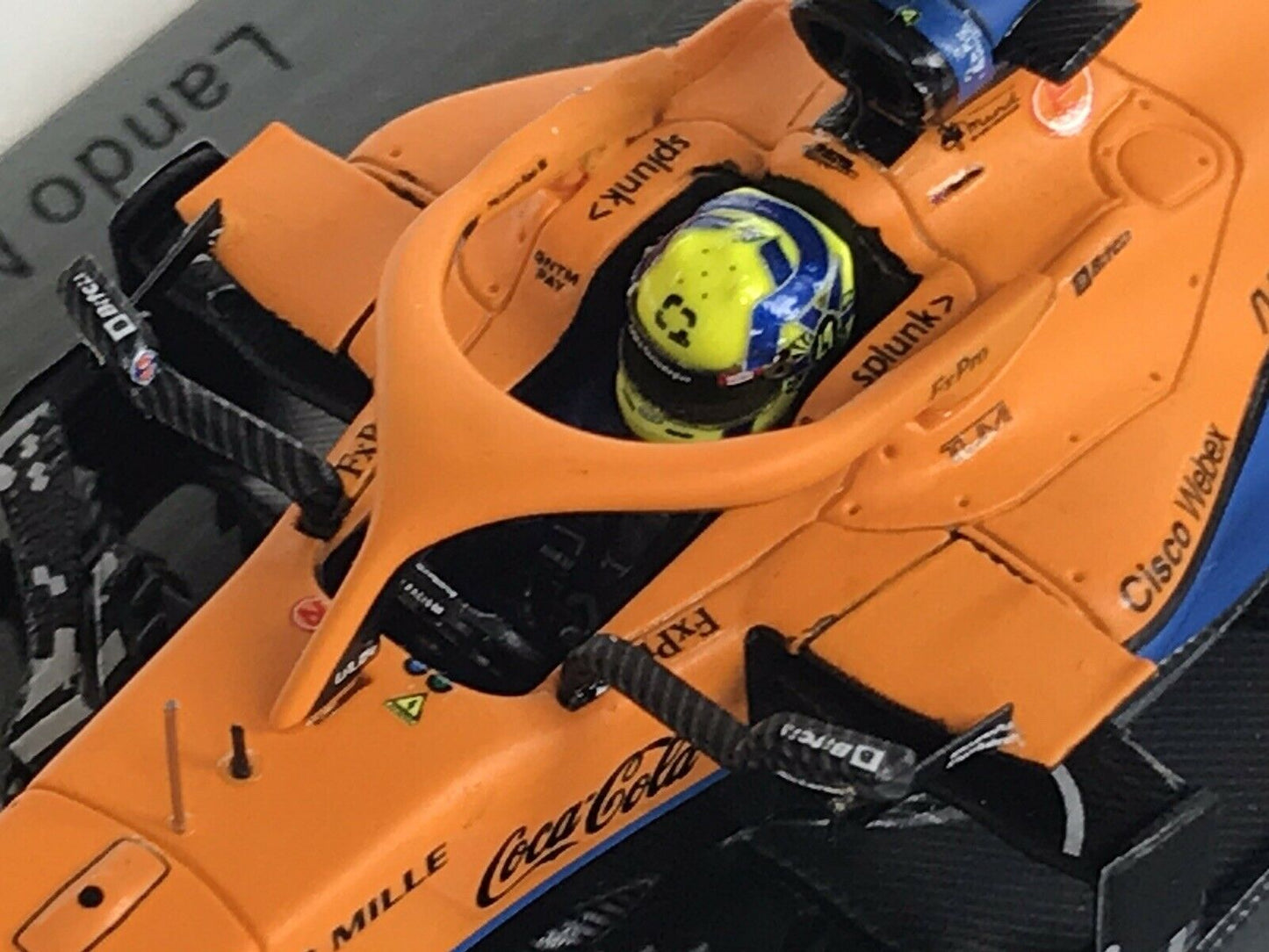 Lando Norris #4 McLaren MCL35M 3rd Imola GP Italy Spark 2021 1/43