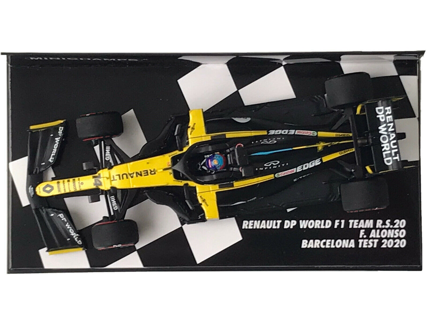 Fernando Alonso #14 Renault R.S.20 Barcelona Test 2020 Minichamps 1/43