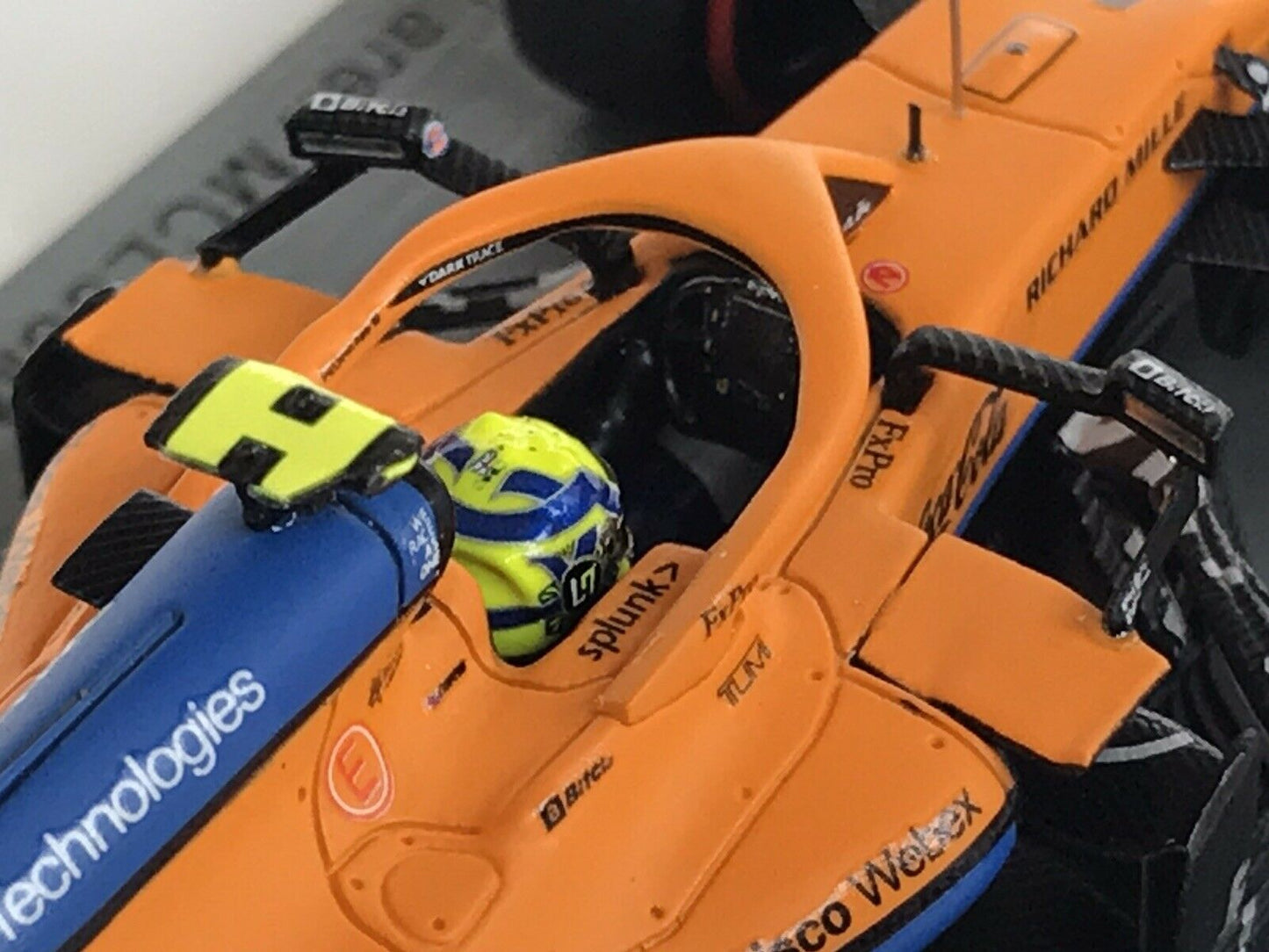 Lando Norris #4 McLaren MCL35M 3rd Imola GP Italy Spark 2021 1/43