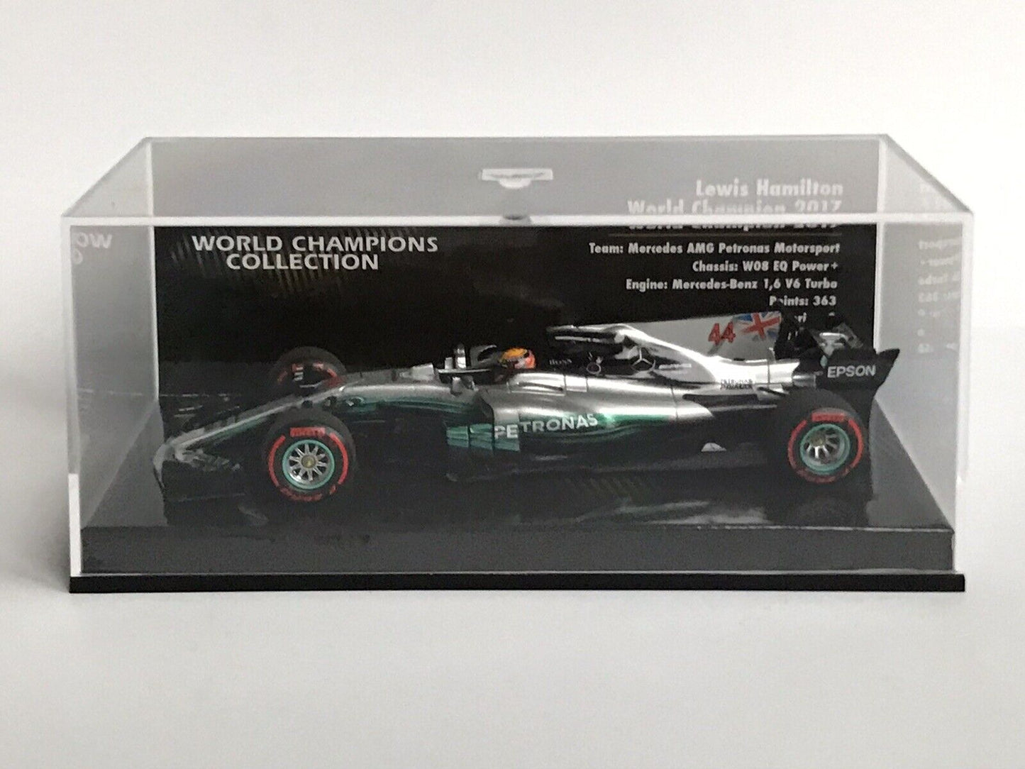 Lewis Hamilton #44 Mercedes W08 Gp Mexico 2017 Minichamps 1/43