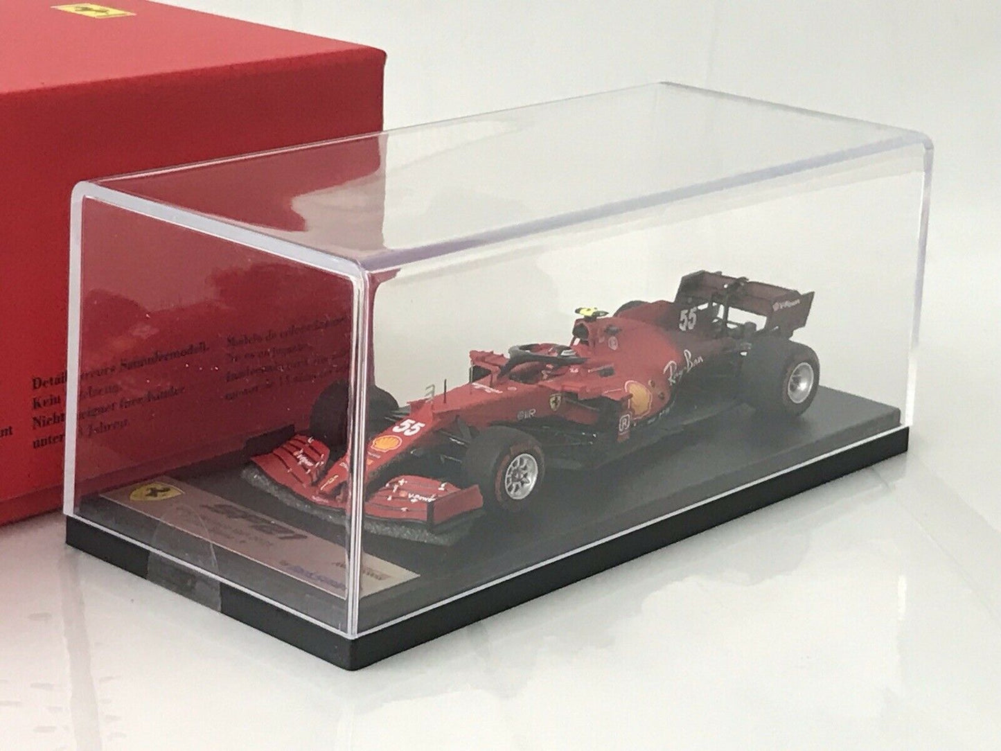 Carlos Sainz #55 Scuderia Ferrari SF21  2nd GP Monaco 2021 Looksmart 1/43