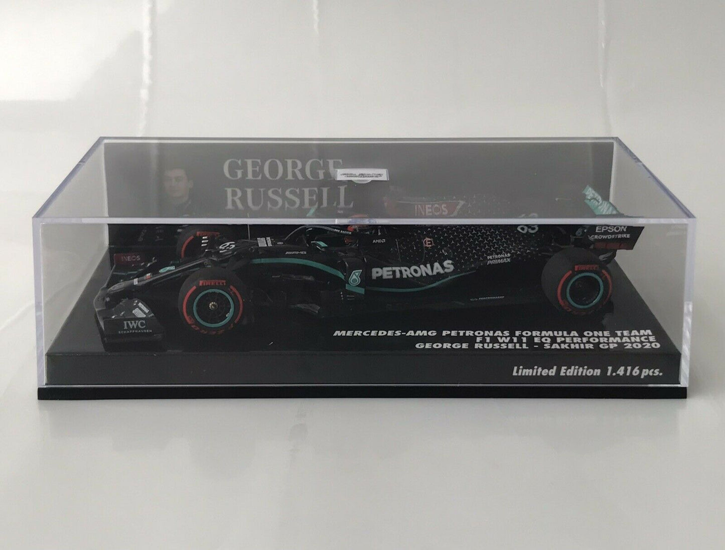 George Russell Mercedes-AMG F1 W11 #44 Sakhir GP 2020 Minichamps 1/43