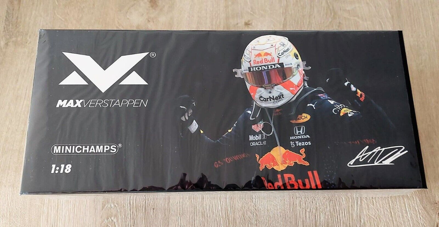 Max Verstappen #33 Red Bull RB16b Gp Francia 2021 Minichamps 1/18