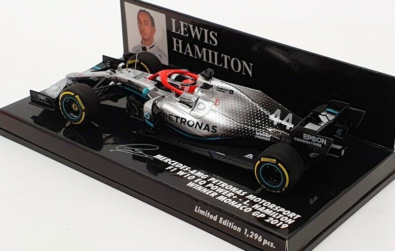 Lewis Hamilton Mercedes W10 #44 Gp Monaco 2019 1/43 Minichamps