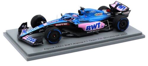 Fernando Alonso #14 Alpine A522 GP Monaco 2022 Spark 1/43