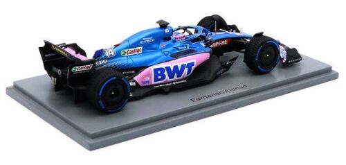 Fernando Alonso #14 Alpine A522 GP Monaco 2022 Spark 1/43