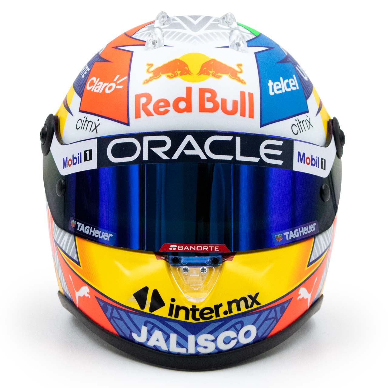 Sergio Checo Perez #11 Minicasco Red Bull Temporada 2022 Schuberth 1/2