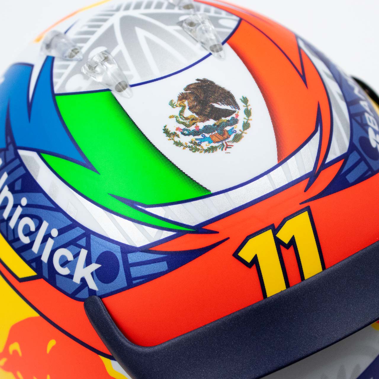 Sergio Checo Perez #11 Minicasco Red Bull Temporada 2022 Schuberth 1/2