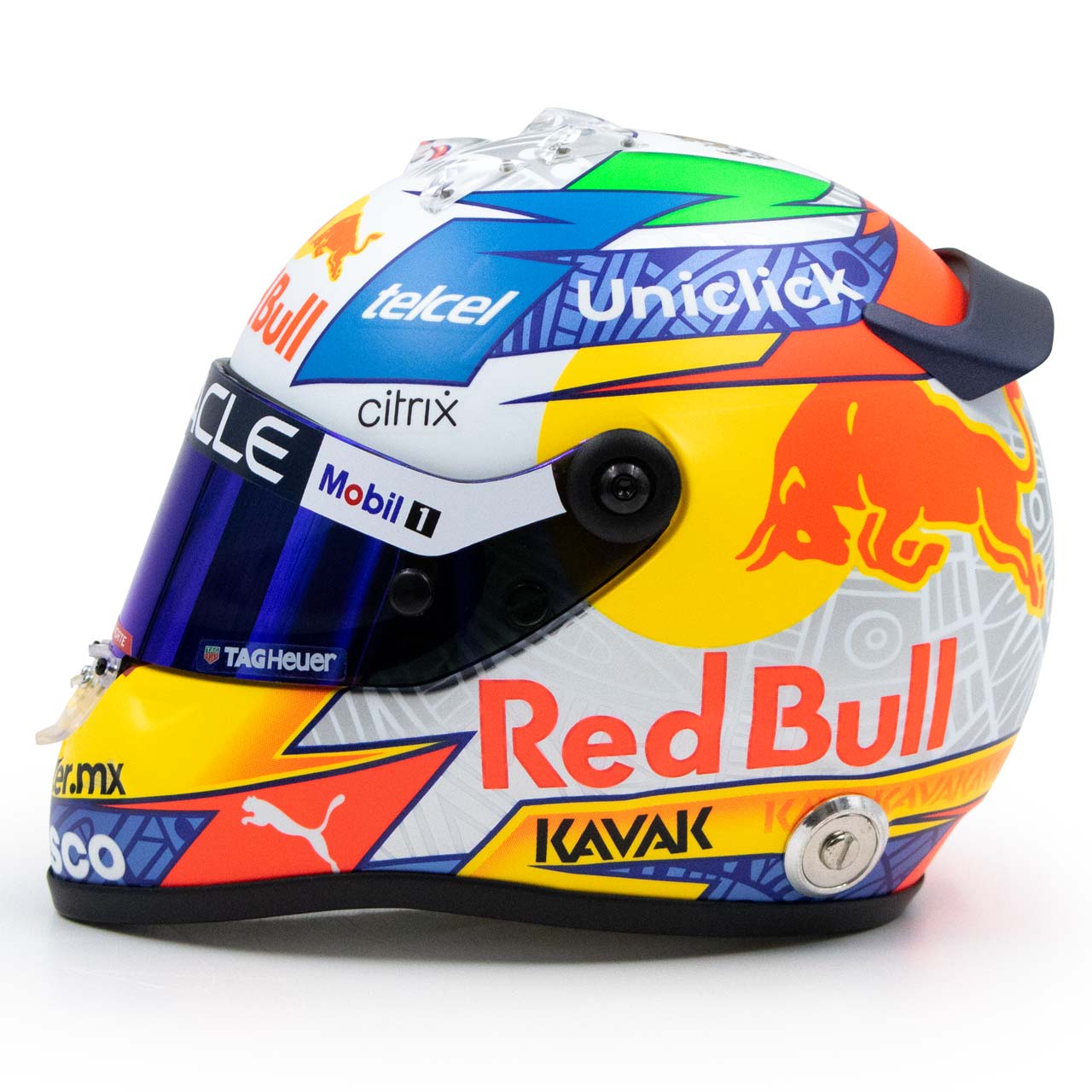 Sergio Checo Perez #11 Minicasco Red Bull Temporada 2022 Schuberth 1/2