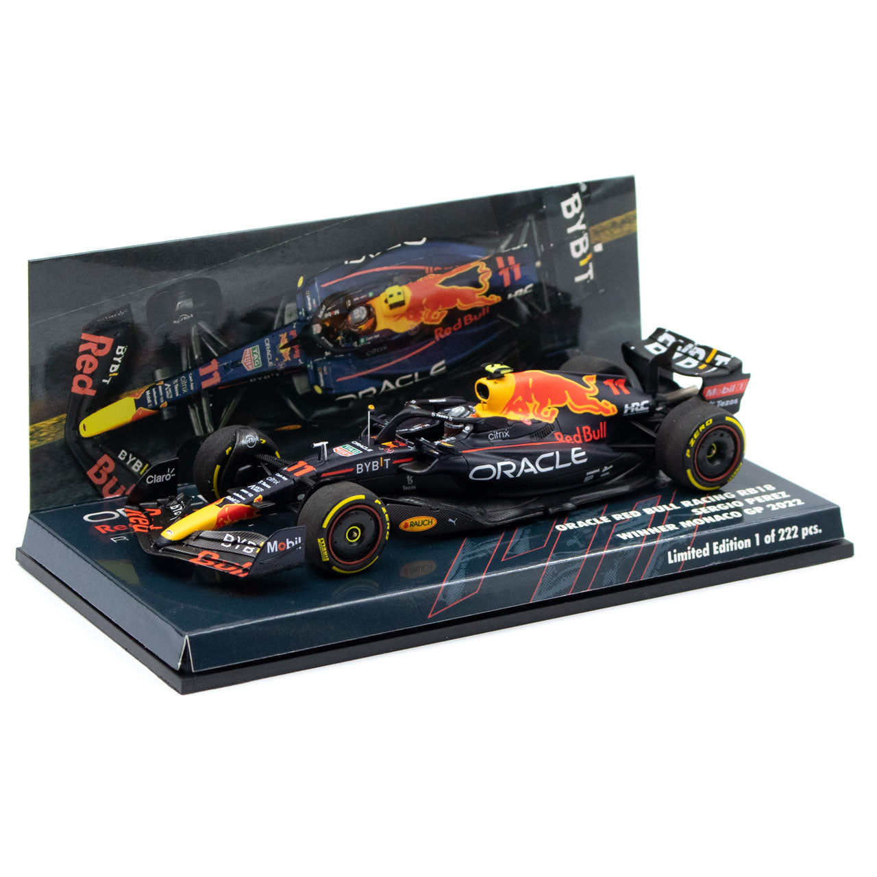 Sergio Perez Red Bull RB18 GP de Monaco 2022 Minichamps 1/43