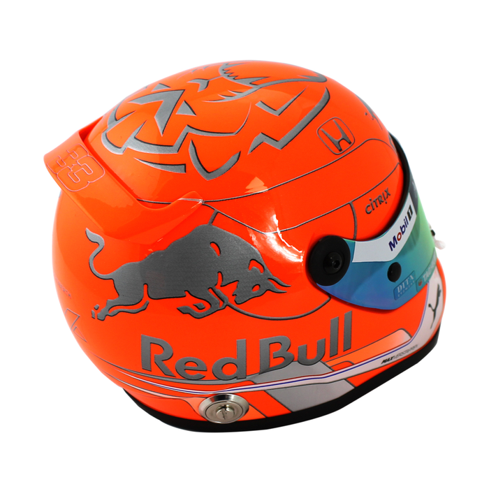 Max Verstappen #33 GP Belgica 2019 Mini casco Schubert 1/2