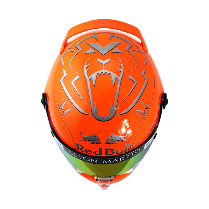 Max Verstappen #33 GP Belgica 2019 Mini casco Schubert 1/2