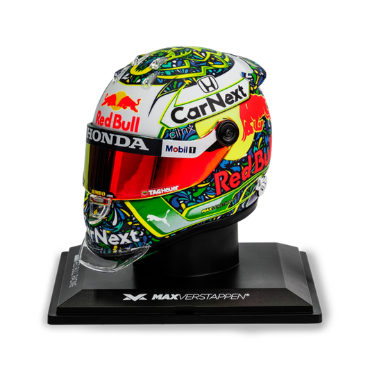 Max Verstappen Minicasco GP Brasil 2021 Schuberth 1/4