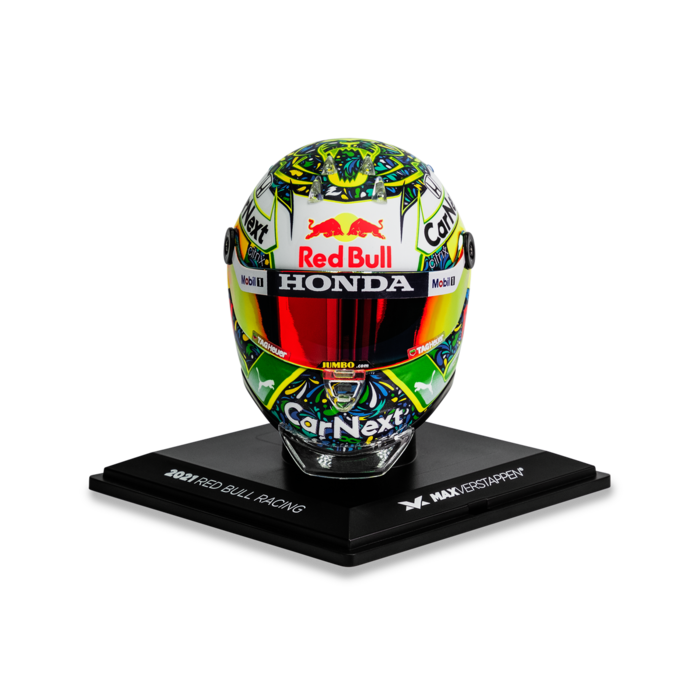 Max Verstappen Minicasco GP Brasil 2021 Schuberth 1/4